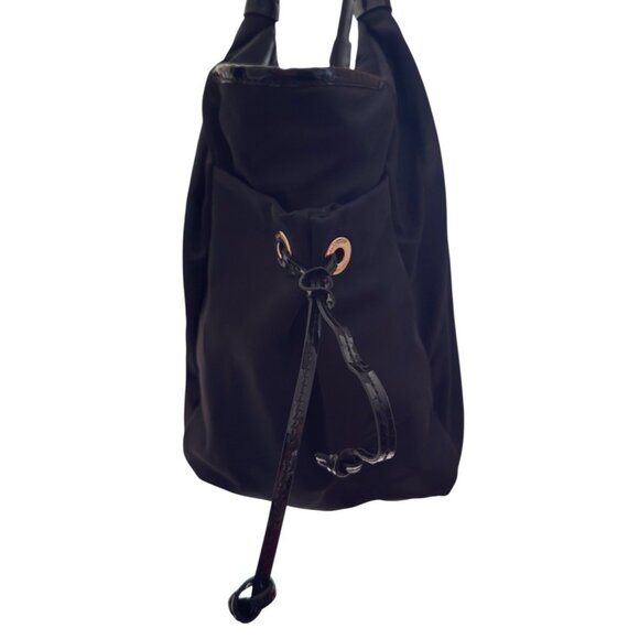 Kate Spade New York Stevie Black Nylon Double Handle Zipper Closure Diaper Bag - Picture 4 of 14